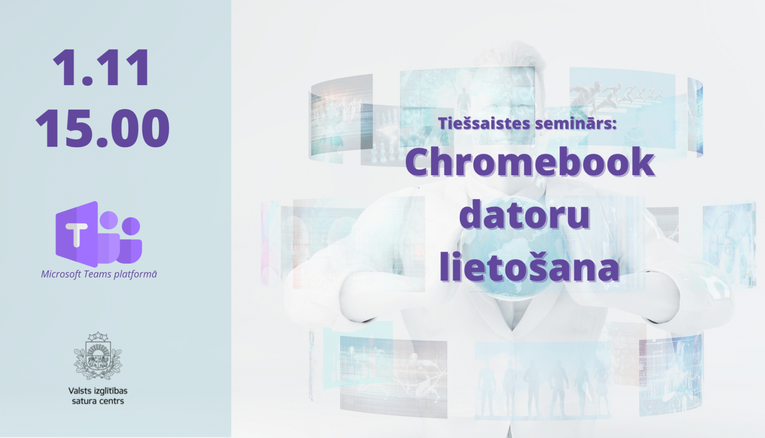 Chrome book daturu lietošanas seminārs