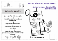 Putnu būris no piena pakas