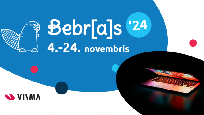 Plakāts - "Bebras 24" 4.-24.novembris.