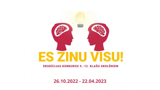 Erudīcijas konkurss "Es zinu visu"