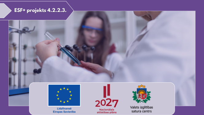 ESF plus projekts 4.2.2.3., Līdzfinansē Eiropas Savienība, Nacionālais attīstības plāns un VISC logo