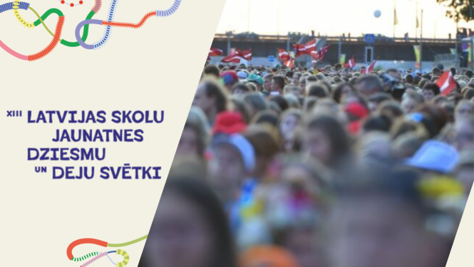 Latvijas skolu jaunatnes dziesmu un deju svētku logo