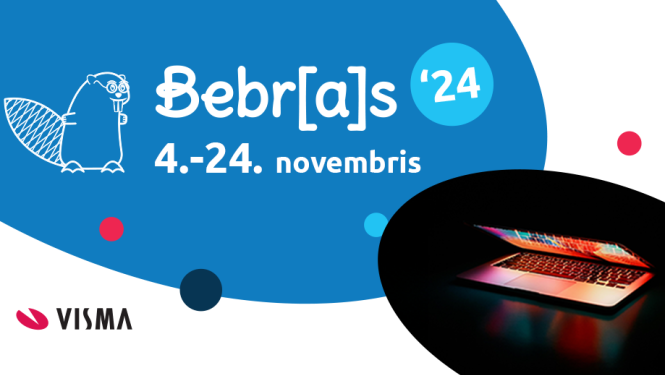 Plakāts - "Bebras 24" 4.-24.novembris.