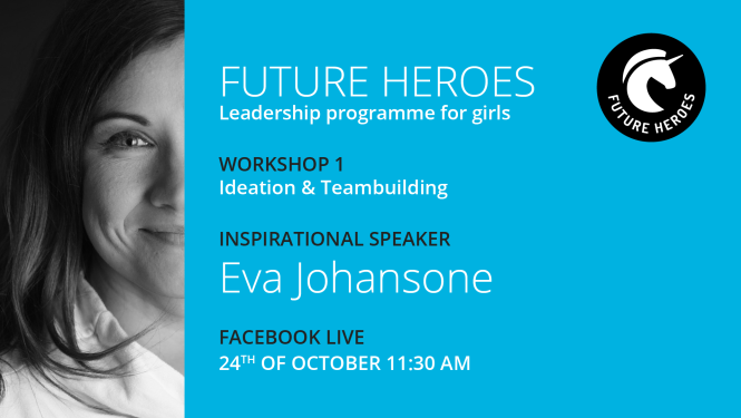 Future Heroes pirmais seminars ar Evu Johansoni