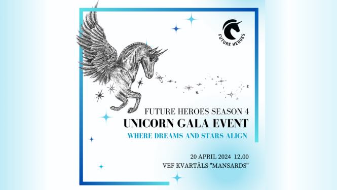  “Future Heroes” ceturtās sezonas apbalvošanas pasākums. Ielūgums.