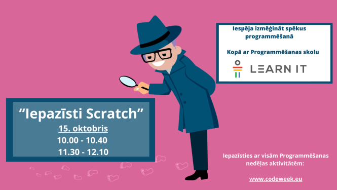 CodeWeek aktivitātes kopā ar Programmēšanas skolu LearnIT