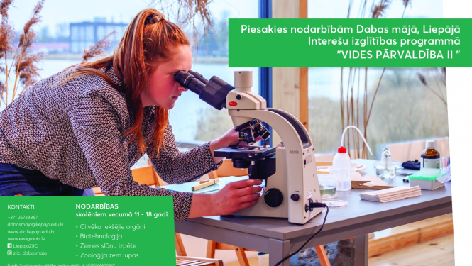 Interešu izglītības programma “Vides pārvaldība II”