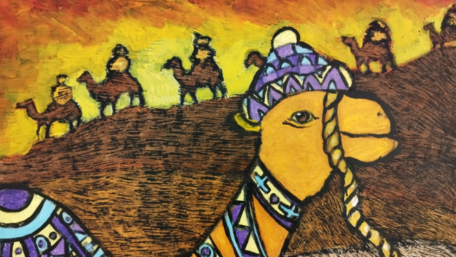 Karolīnas Laminskas darbs “Karavāna”