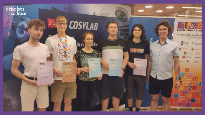 Latvijas skolēni EuPhO 2022