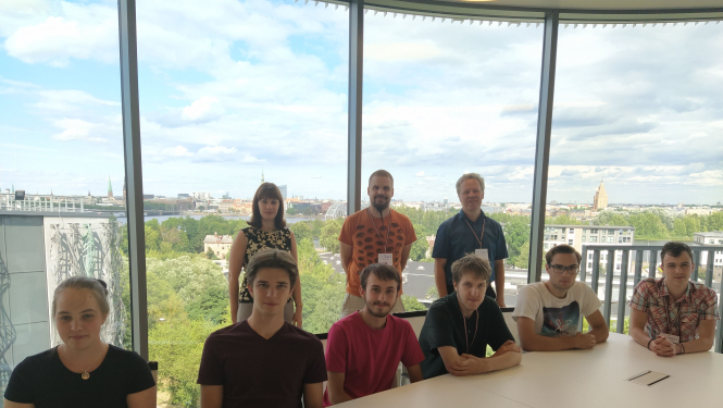 Starptautiskās matemātikas olimpiādes 2021 Latvijas delegācija.