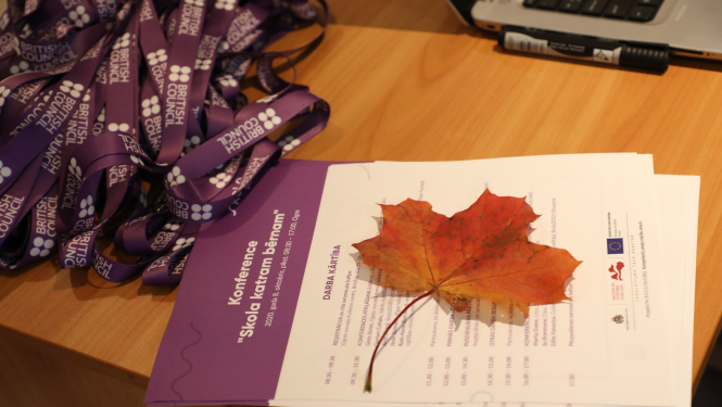 Skola2030 publicitātes foto no konferences, autore: Evija Trifanova/LETA