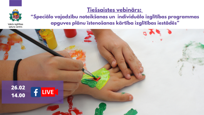 Speciālās izglītības vebinārs 26. februārī