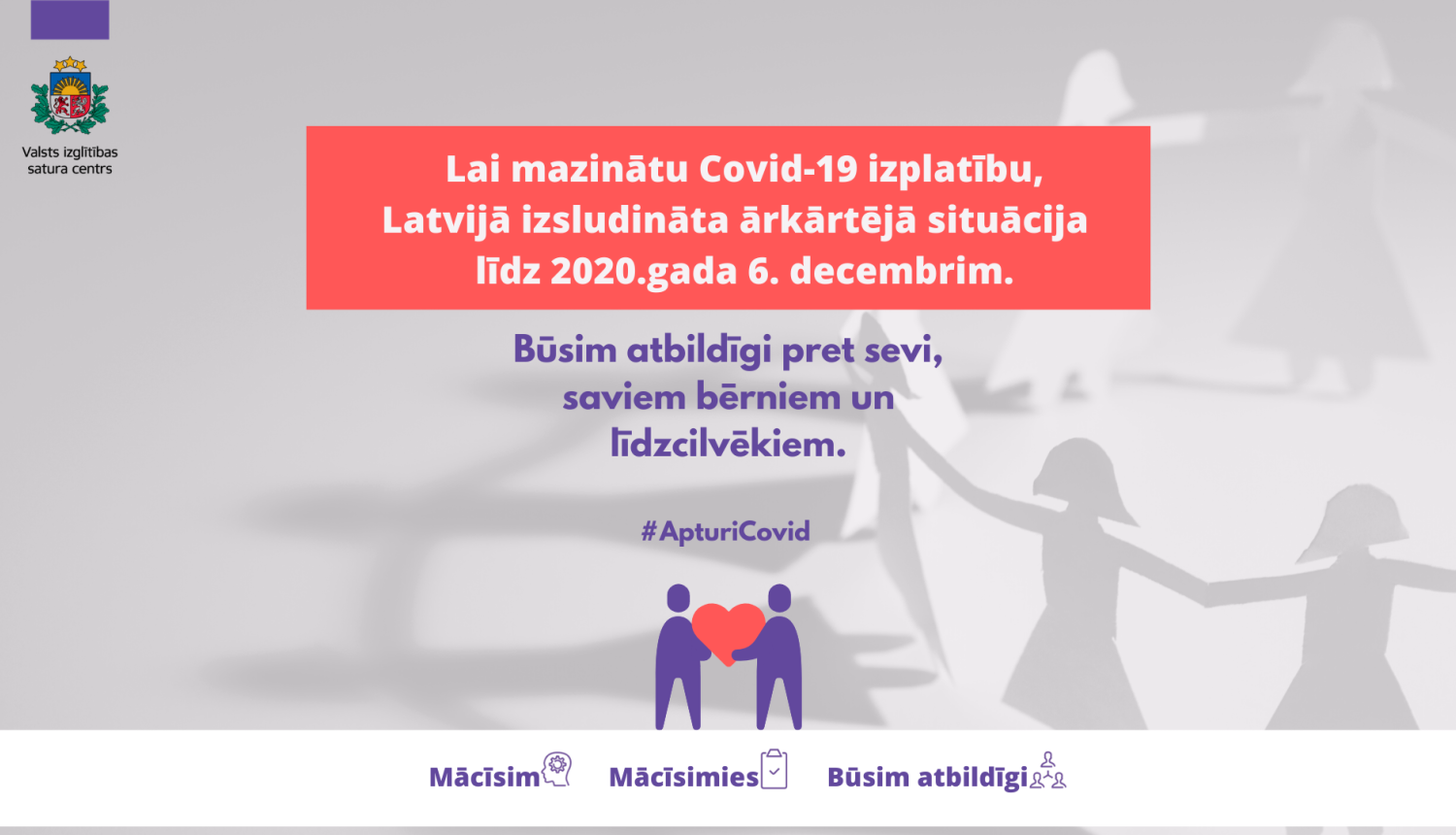 Covid-19 arkarteja situācija līdz 6.decembrim 