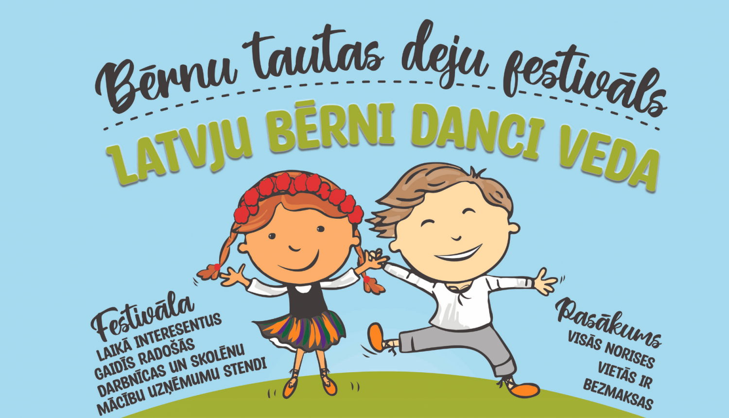 Latvju bērni danci veda