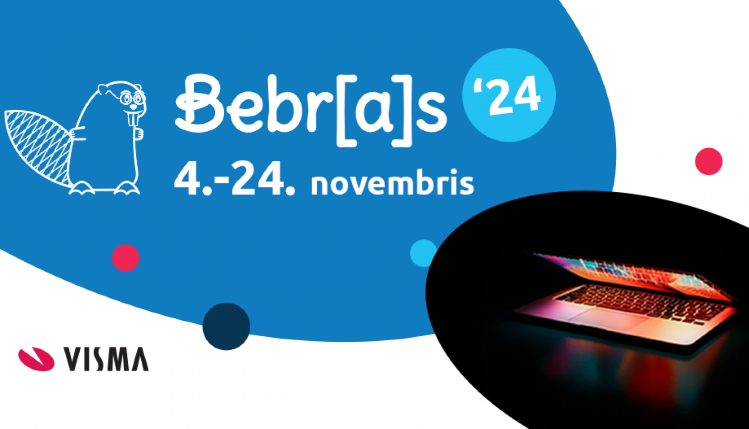 Plakāts - "Bebras 24" 4.-24.novembris.