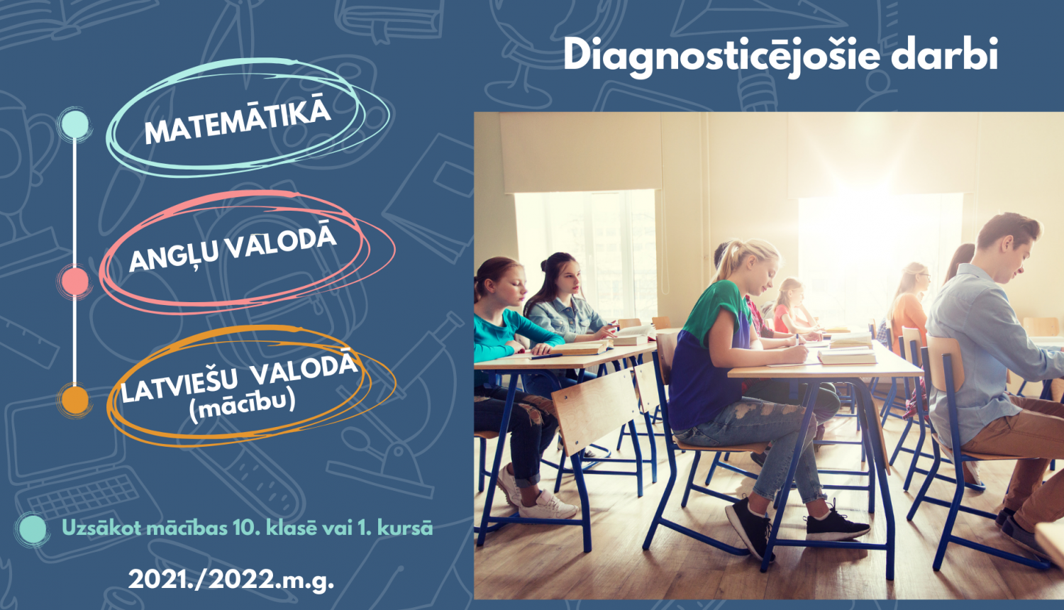 Diagnosticējošie darbi 10.klasē, 1.kursā